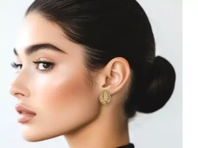 earring solenne 3D print model