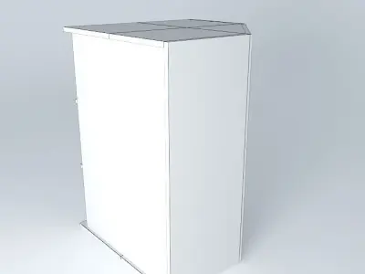 WC1D cabinet Free 3D model