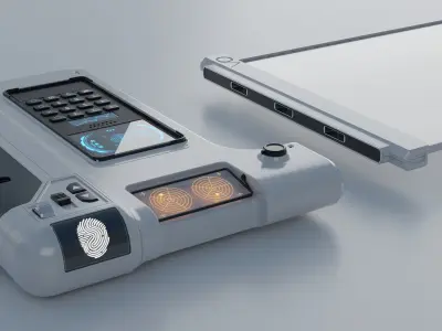 Sci-Fi Controller-Screen 3D model