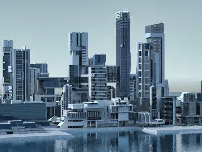  Futuristic City 04 