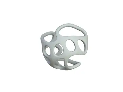 SciFi Cube Object No 35844 Low Poly Shape Texture