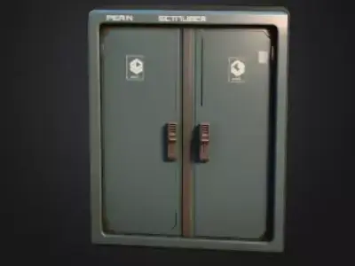 Supply Locker Low-poly 3D model