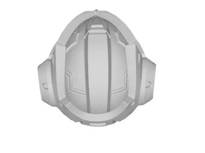 Megaman X Helmet STL 3D Print Files 3D print model