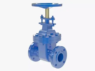 Gate Valve 3D model