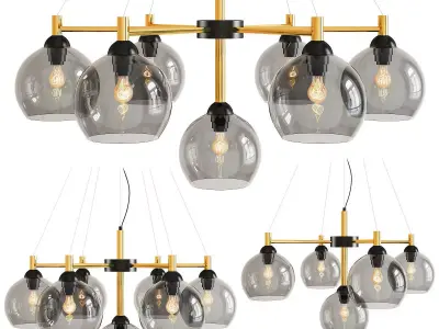 Queen chandelier 3D model