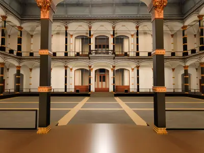 Gropius Bau Low-poly 3D model