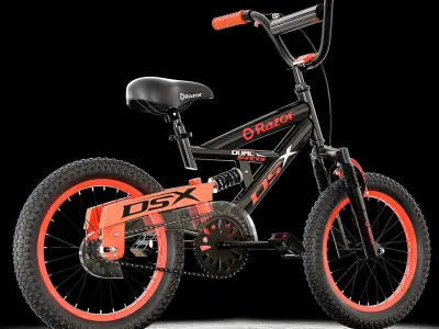 Razor Dual Suspension BMX  Bike Low-poly 3D model