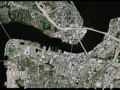 Jacksonville - USA 3D model