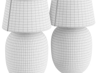 Torso Table Lamp 3D model