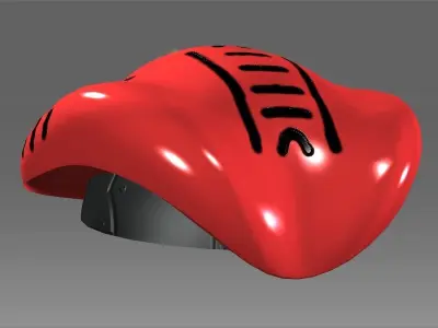 UFO Helmet Low-poly 3D model