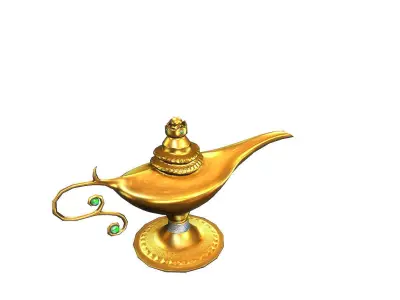 3Dfoin - Magic Lamp  Low-poly 3D model
