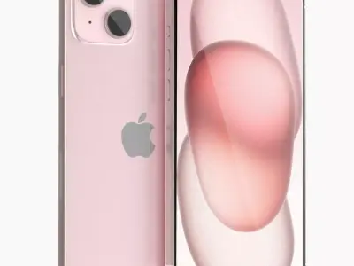 Apple iPhone 15 Plus Pink 3D model