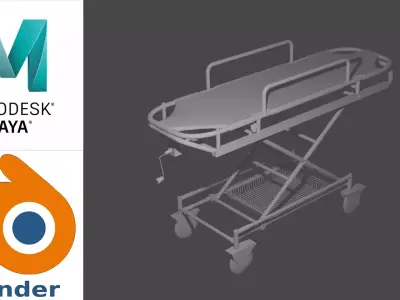 Stretcher - Camilla  3D model