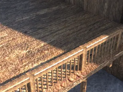 Wooden House 3D model