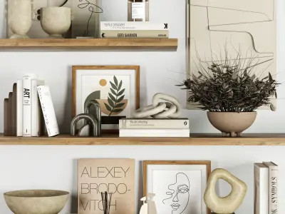 decorative set collection Vol02 3D Model Pack