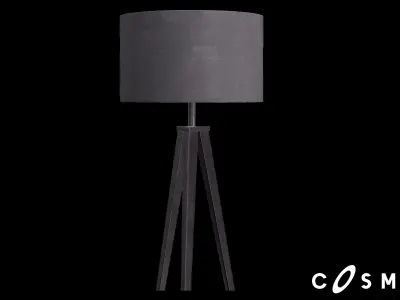 Standing Light Low-poly 3D model