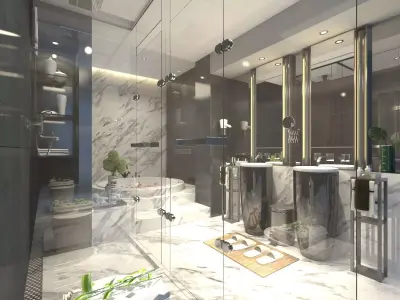 Bathroom Free 3D model order