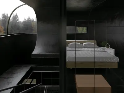 Steampunk house  3D model