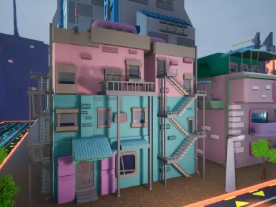 Sci-Fi Environment Pack 3D model