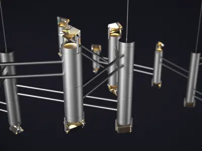 Aries VIIII Pendant Lamp 3D model