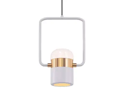 Yesenia gold pendant light 3D model