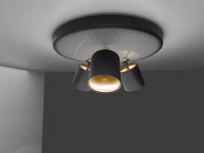 modern stylish light  Low-poly 3D model