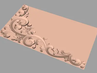 Artcam Aspire 3D relief models STL Files used for CNC E632 3D model