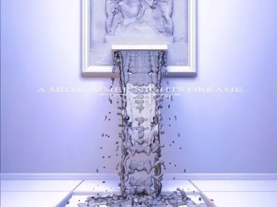 AVE A midsommer nights dreame waterfall 3D model