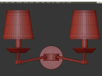 Sconce Maytoni Beira MOD064WL 02N Low-poly 3D model