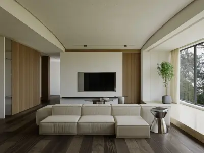 apartment interior scenes    3D model purchase