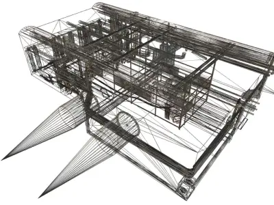 Scene - Resident-Evil-Scenery - interior 3D model
