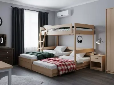 Dora Kirschbaum Bedroom Free 3D print model