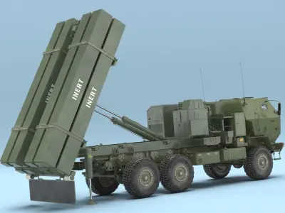  MEADS Mobile Air Defense Launcher Truck Simplified 