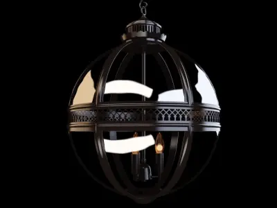 Victorian Hotel Pendant 3D model