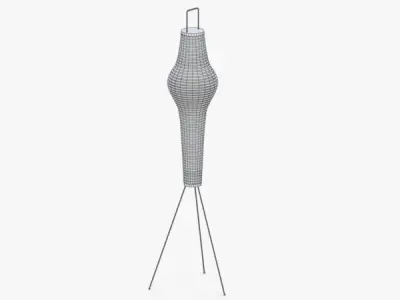1458 - Floor Lamp Low-poly 3D model