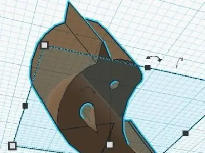 bird door stop 3D print model