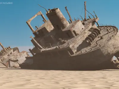  Marine Shipwreck Eroded Frame Sand Old 