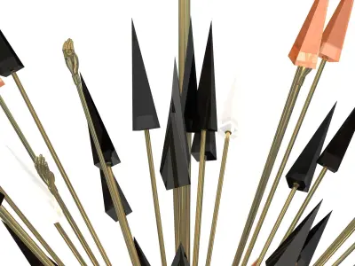 Outburst Chandelier - By koket style 3D model