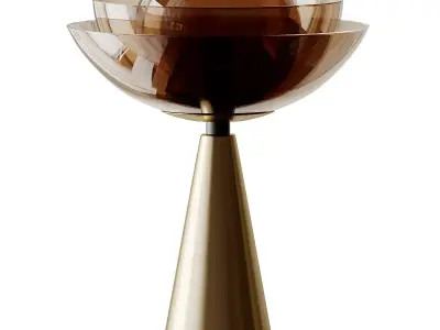 Lotus Table Lamp in Brass by Serena Confalonieri 3D model