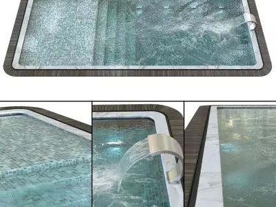 Swimming pool 018 3D model