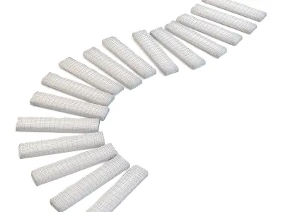 Wooden Log Path 3D model