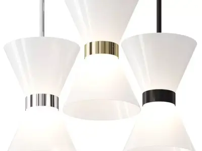 Arteriors Richard Pendant Lamp 3D model