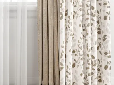 Curtain 347 3D model