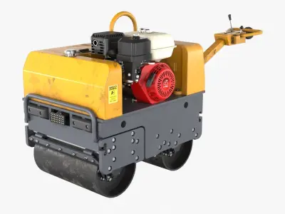 Road Roller 3D model