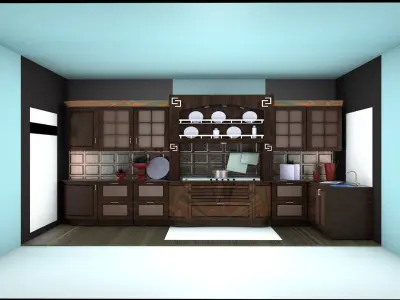 Modern Kitchen  3D model order