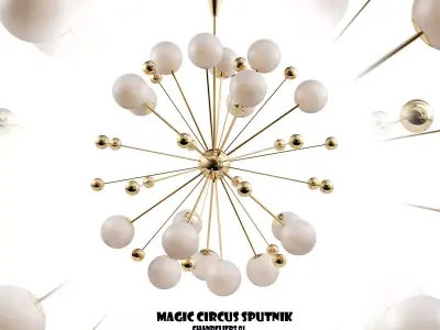Magic Circus Sputnik Chandeliers 01 3D model