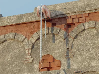 Overhead Water Tank 3D model