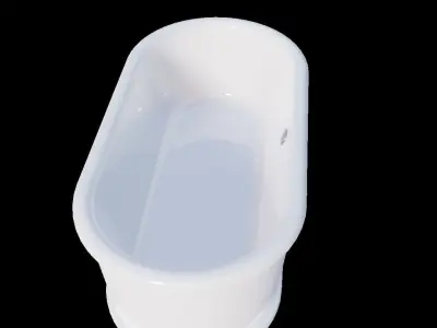 Burlington London Bathtub 3D model Low-poly 3D model