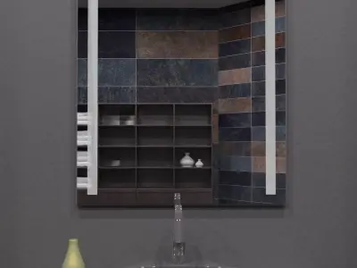 Illuminated Mirror 34 3D model