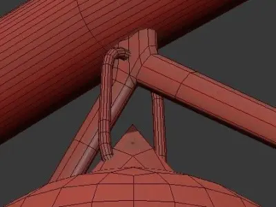 Spencer Hoop Chandelier 3D model